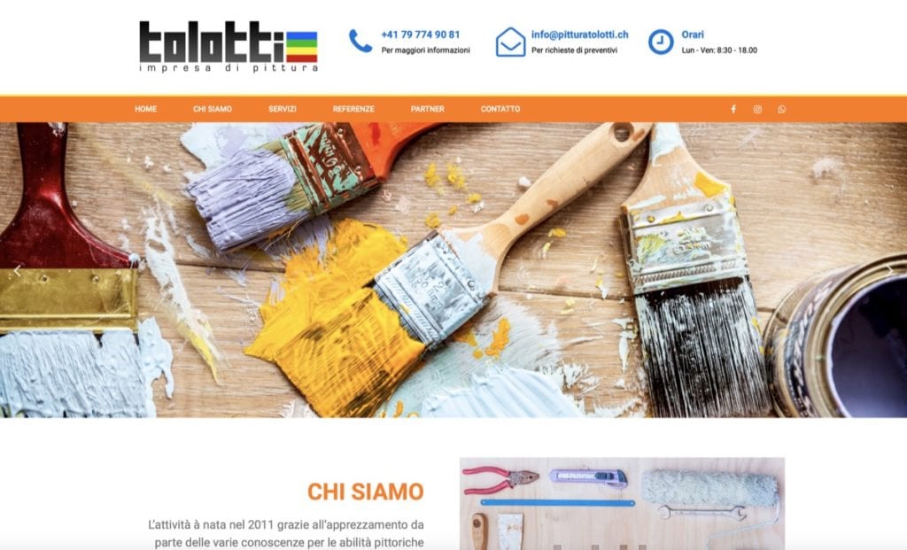 design siti web