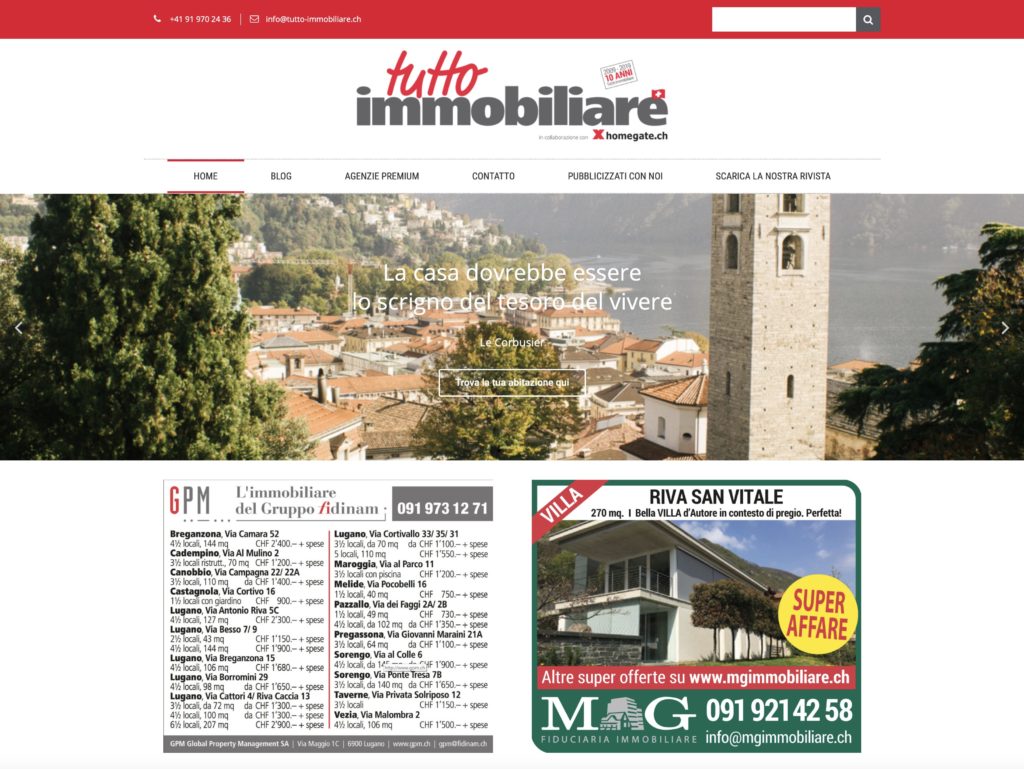 web design ticino
