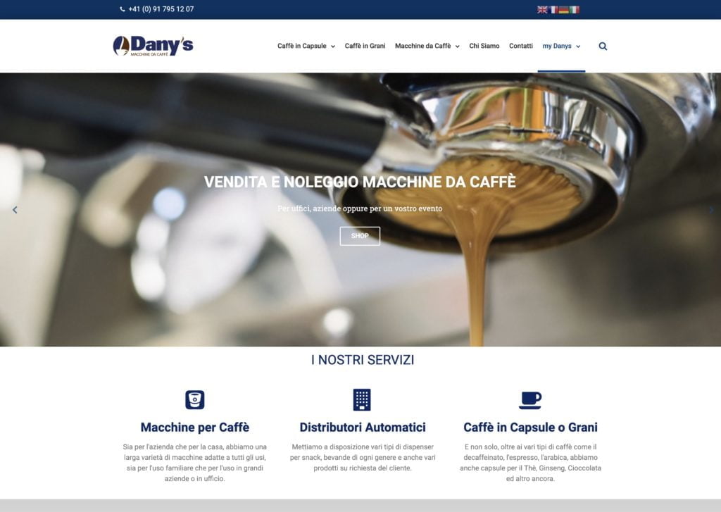 Danys Lavazza eCommerce Websites