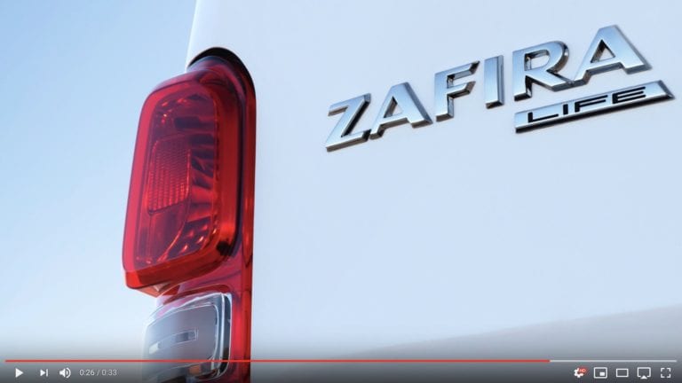 Opel Zafira Life produzione video autonec sa by ticinoweb