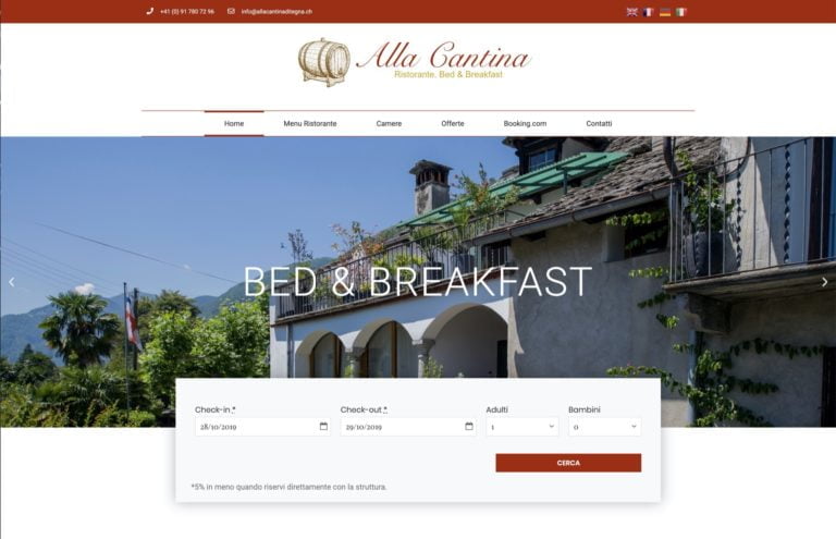 Hotel Manager la Cantina di Tegna