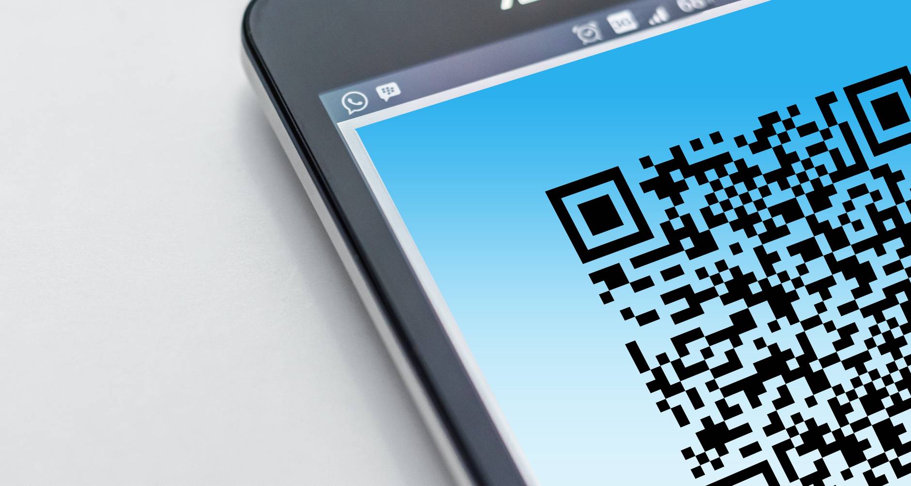 barcode, cell phone, close-up, coded