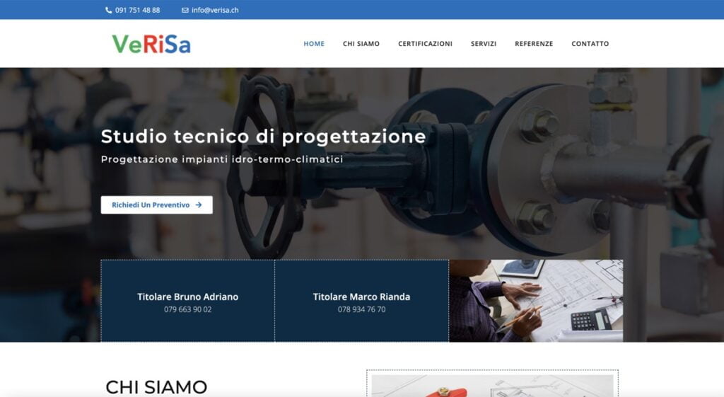 VeRiSa Site Web Locarno