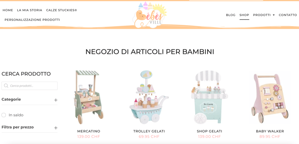 web design shop online