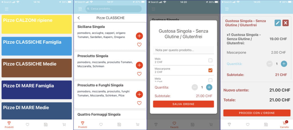 développement d'applications au Tessin