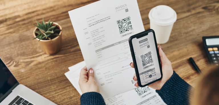 fattura qr illustrazione