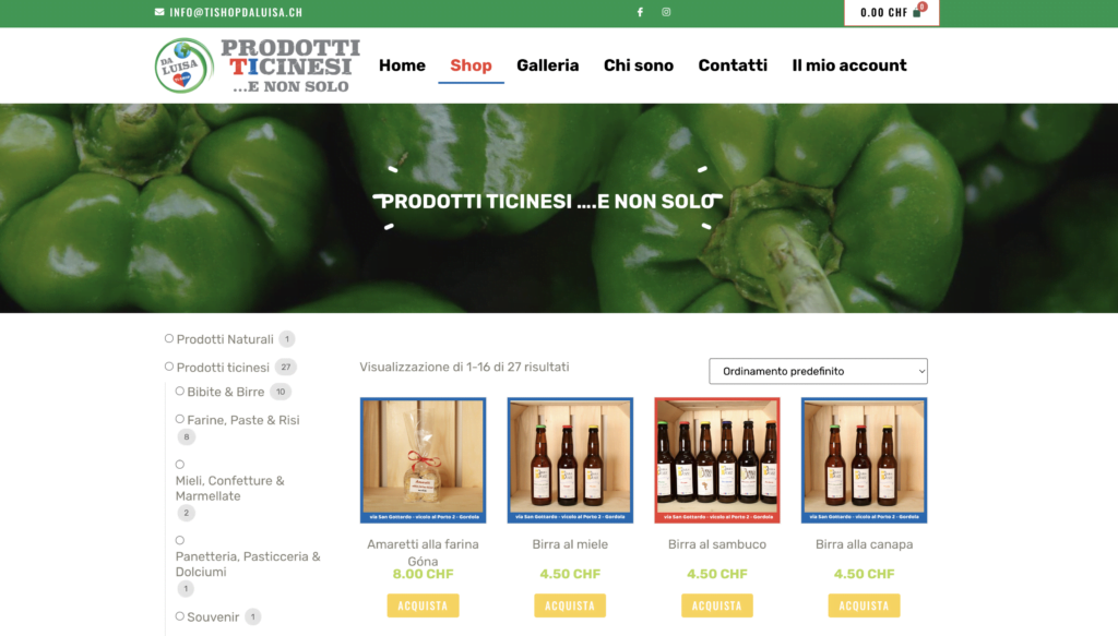 web design shop online