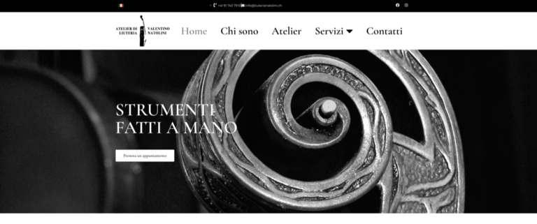 sito web liuteria natolini