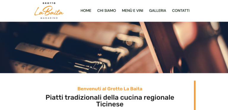grotto la baita sito web