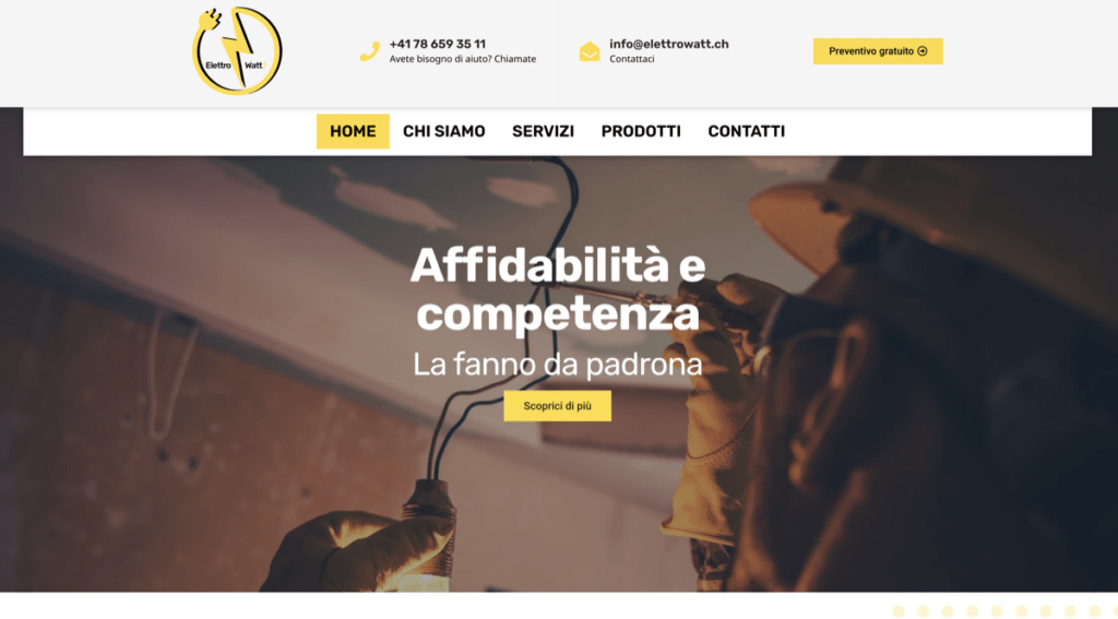 elettro watt site web