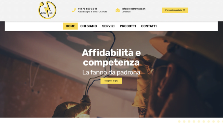web design siti aziendali ticino