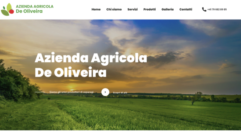 sito azienda agricola de oliveira