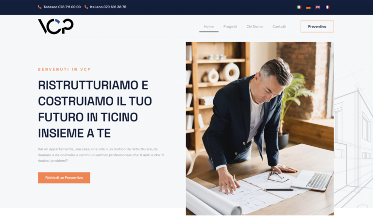 Webseite vcp sagl