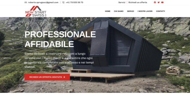 new start swiss sito web