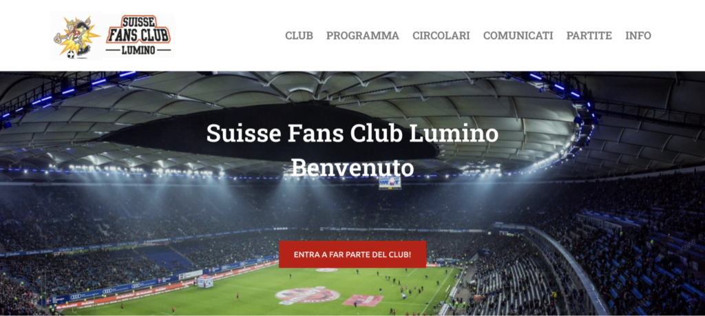 web design associazione sportiva