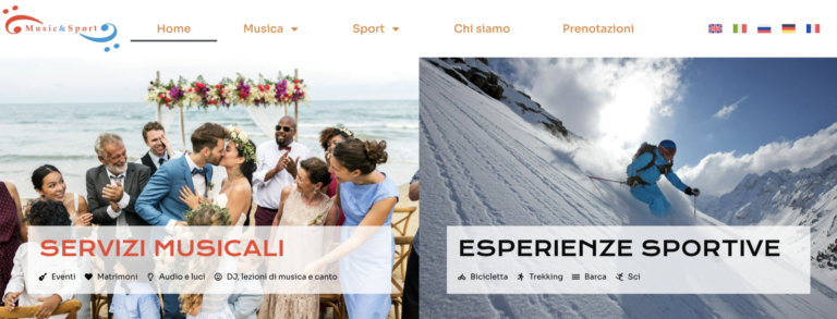 musicandsport ITA Website