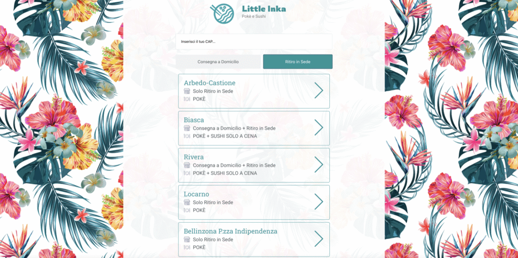 web design sviluppo app per ristoranti