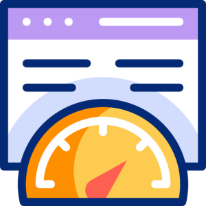 Icon für Web-Performance-Optimierung