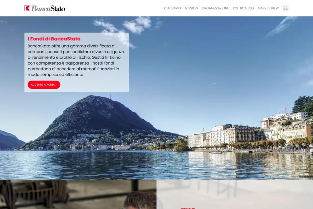 Sviluppo sito web su misura per fondi di investimento – fondibancastato.ch