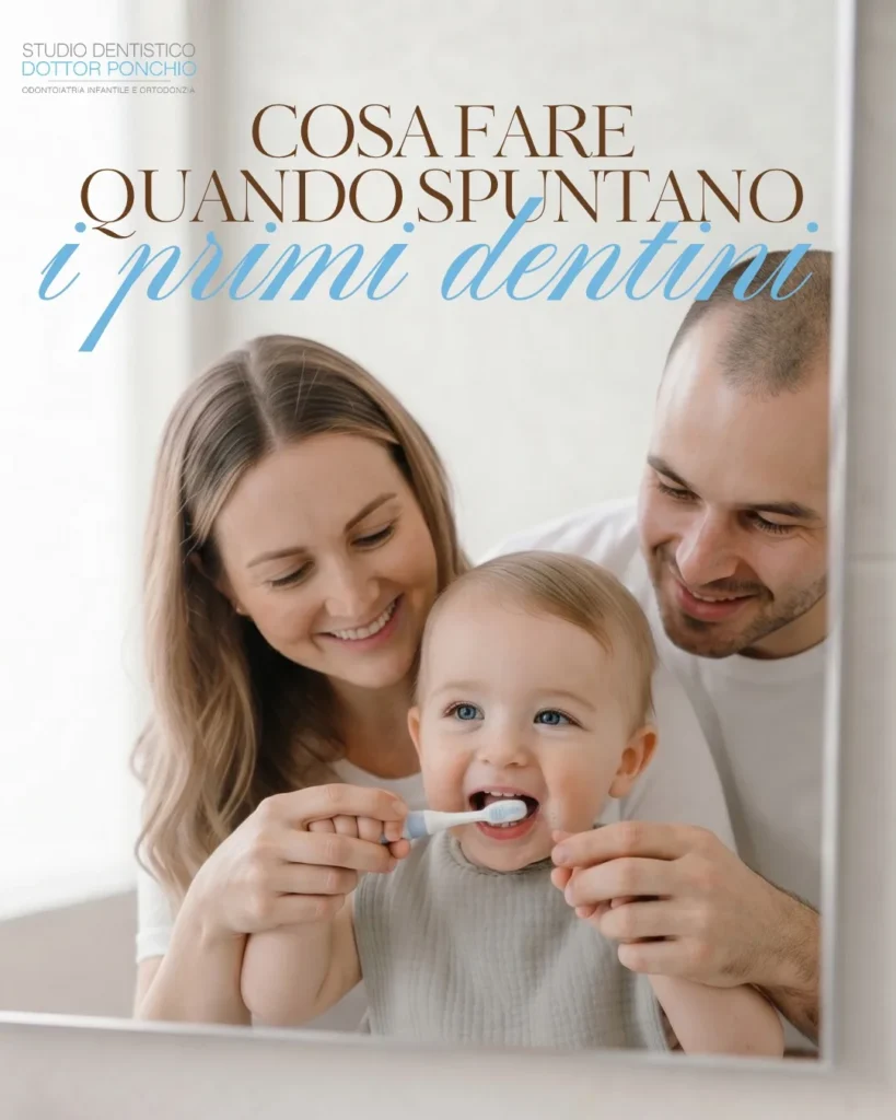 Post Instagram: cosa fare quando spuntano i primi dentini