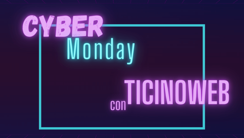 web design Ticino cyber monday discount