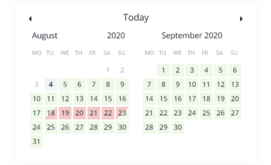 synchronisation de calendrier réservation d'hôtel