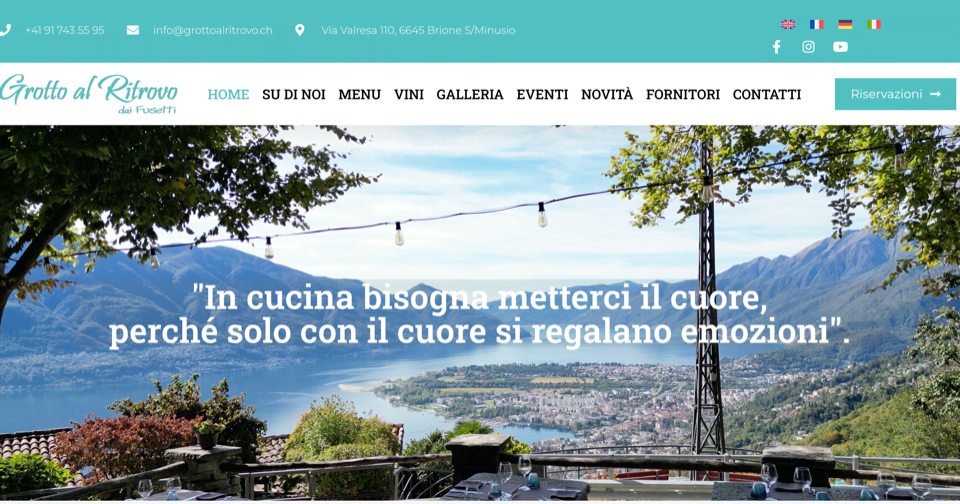 siti web per ristoranti