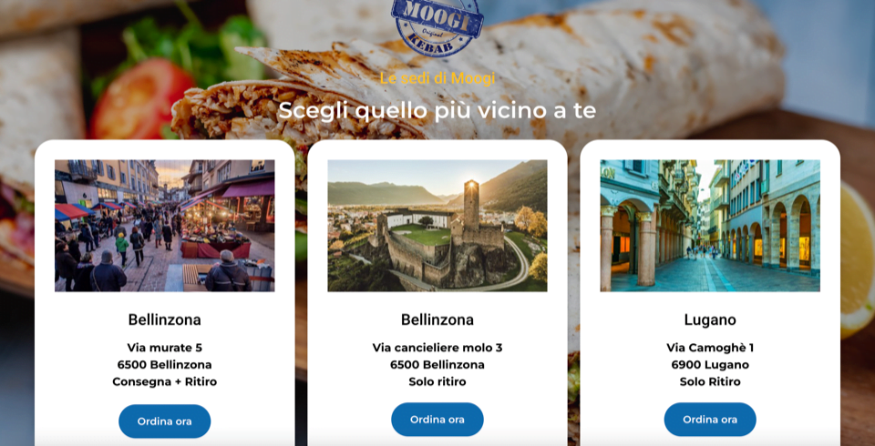 web design siti ecommerce cibo a domicilio