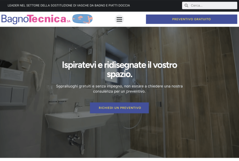 web design arredo bagno