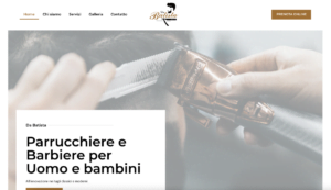sito web barbiere web design ticino