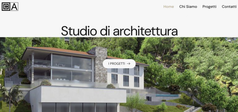 web design studio d'architettura