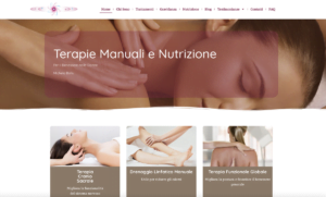 web design sito web terapie manuali