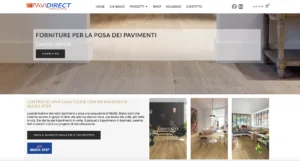 web design taverne ecommerce per articoli per la posa dei pavimenti