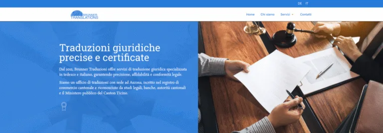 progettazione sito web per studio di traduzione