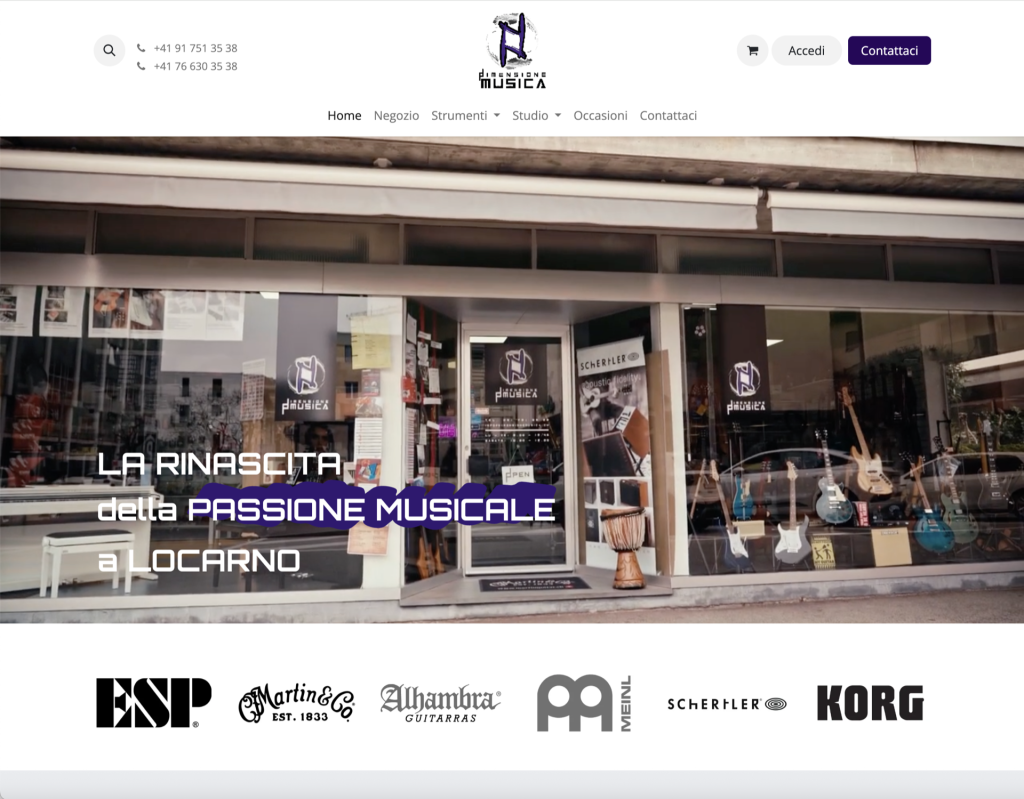 web design ecommerce con software aziendale integrato