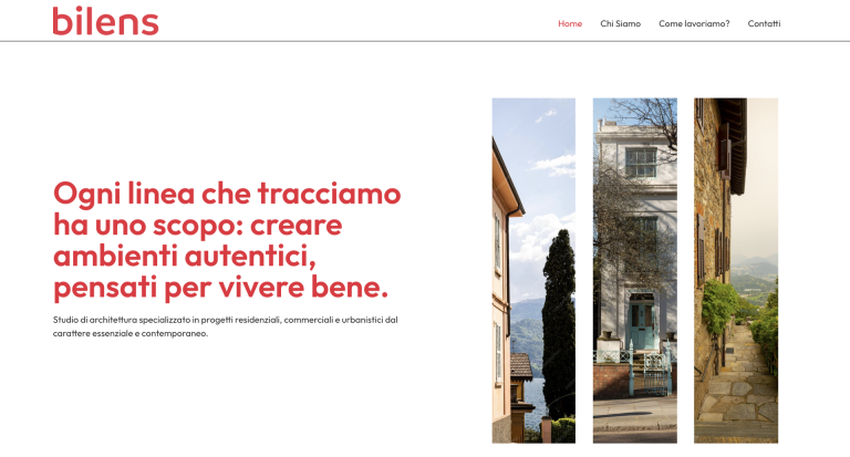 web design studio d'architettura