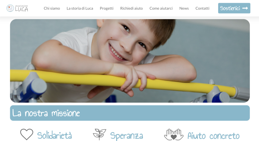 web design per associazioni in ticino