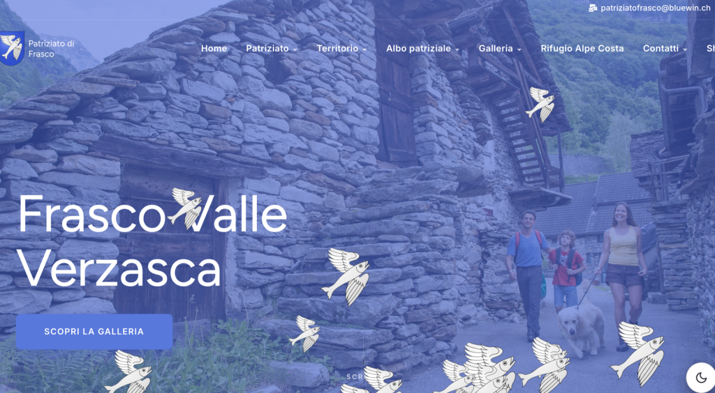 web design per patriziati ticino
