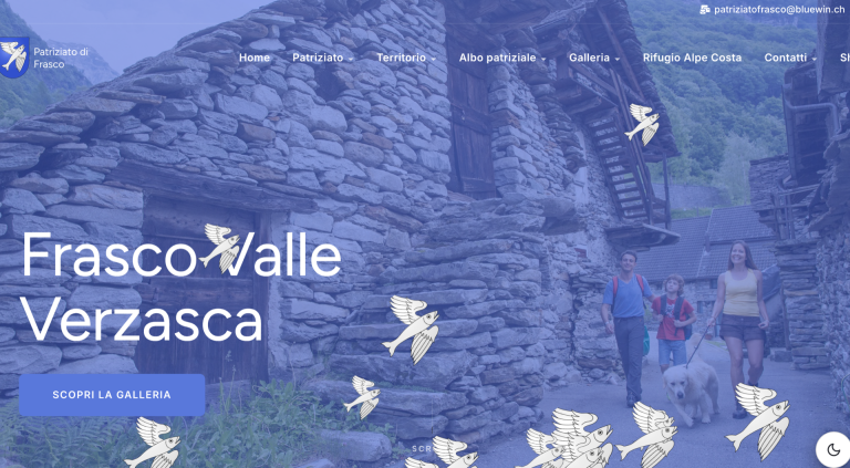 web design per patriziati ticino