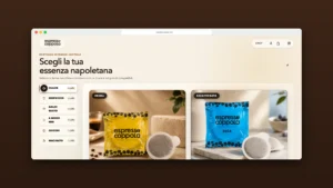 web design sito per torrefazione di caffè – Espresso Coppola